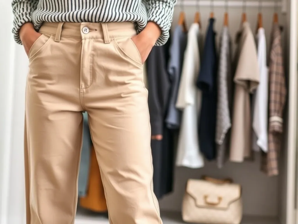 Beżowe spodnie stylizacje: jak je nosić na co dzień?