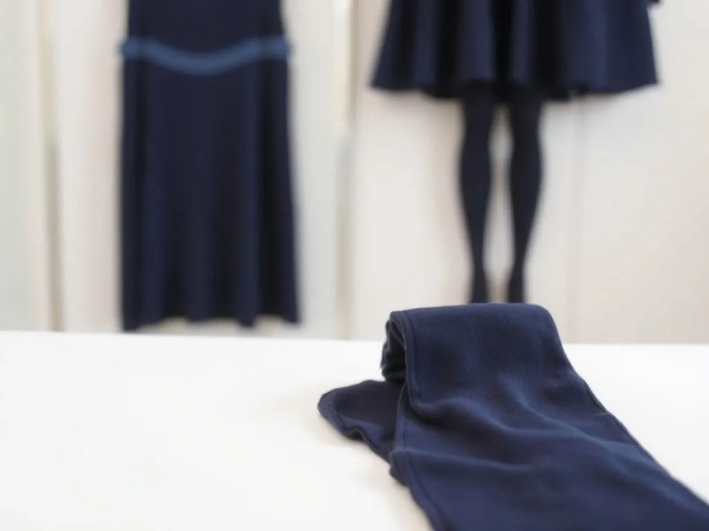 Jakie rajstopy do granatowej sukienki będą odpowiednie?